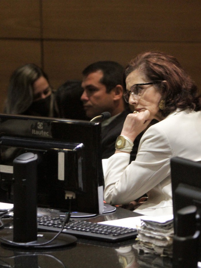 Ju&iacute;za Elizabeth Machado Louro conduz audi&ecirc;ncia do caso Henry Borel