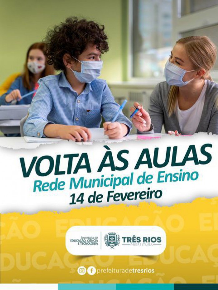Volta &agrave;s aulas na rede municipal de Educa&ccedil;&atilde;o acontece nesta segunda-feira (14)