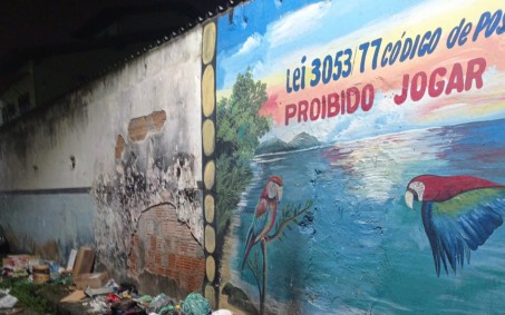 Moradores de Nilópolis pedem limpeza de via perto do Terminal Rodoviário