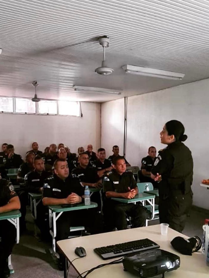 O evento teve o comando da tenente-coronel PM, Cl&aacute;udia Moraes, Coordenadora do Projeto Patrulha Maria da Penha