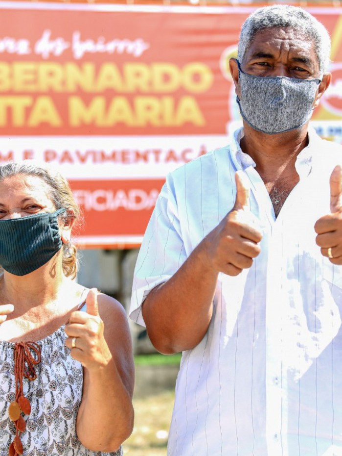 Maria M&aacute;rcia Rodrigues e Paulo C&eacute;sar destacaram a import&acirc;ncia das obras realizadas pela Prefeitura