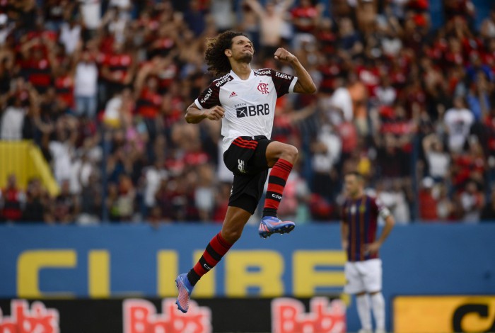 Willian Arão marcou o gol da virada do Flamengo contra o Madureira