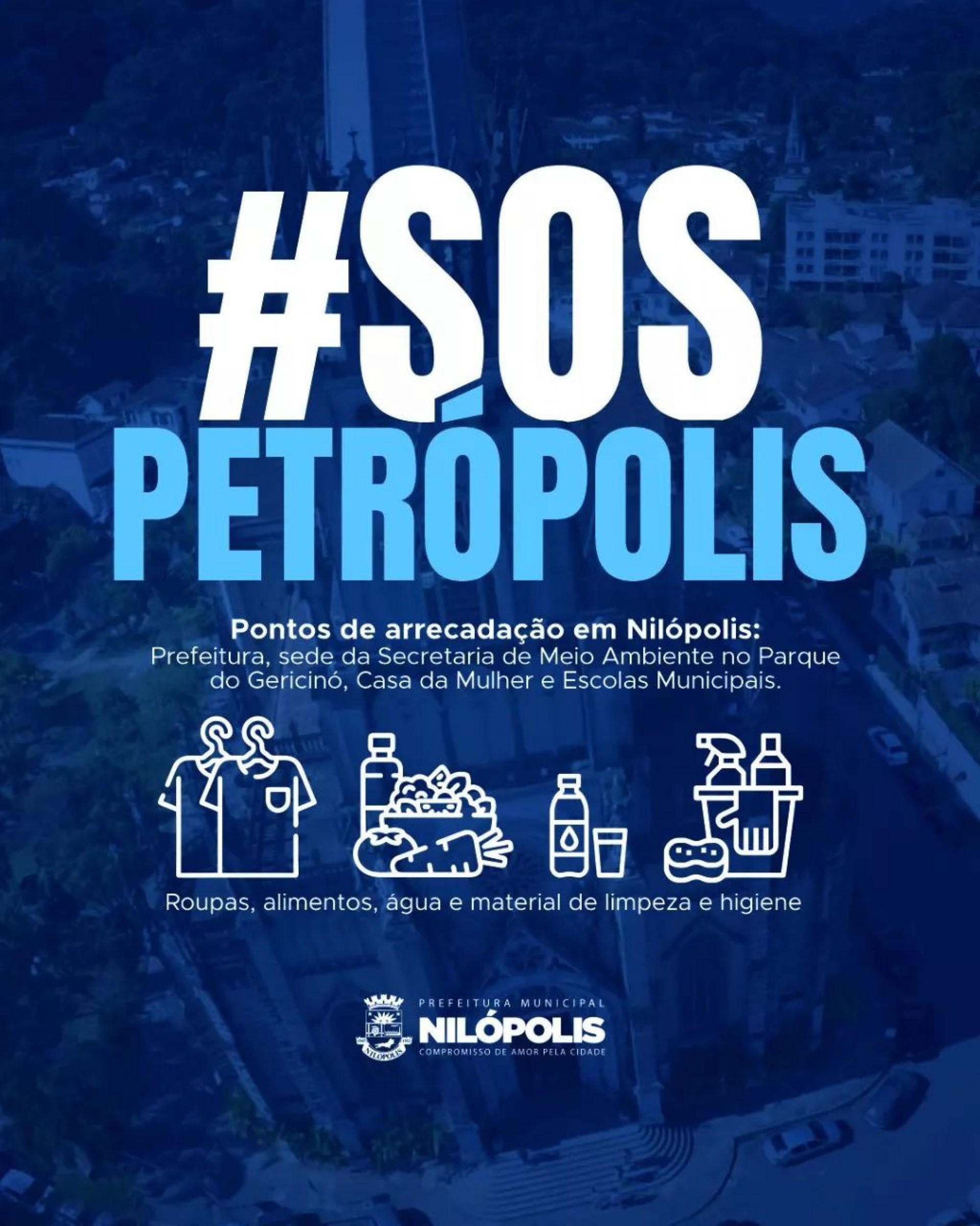 Quem quiser ajudar pode doar alimentos, roupa, &aacute;gua, material de higiene e limpeza em v&aacute;rios pontos do munic&iacute;pio
