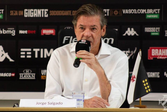 Jorge Salgado, presidente do Vasco