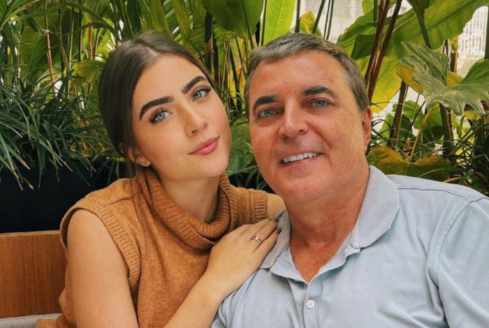 Jade com o pai, Carlos Picon