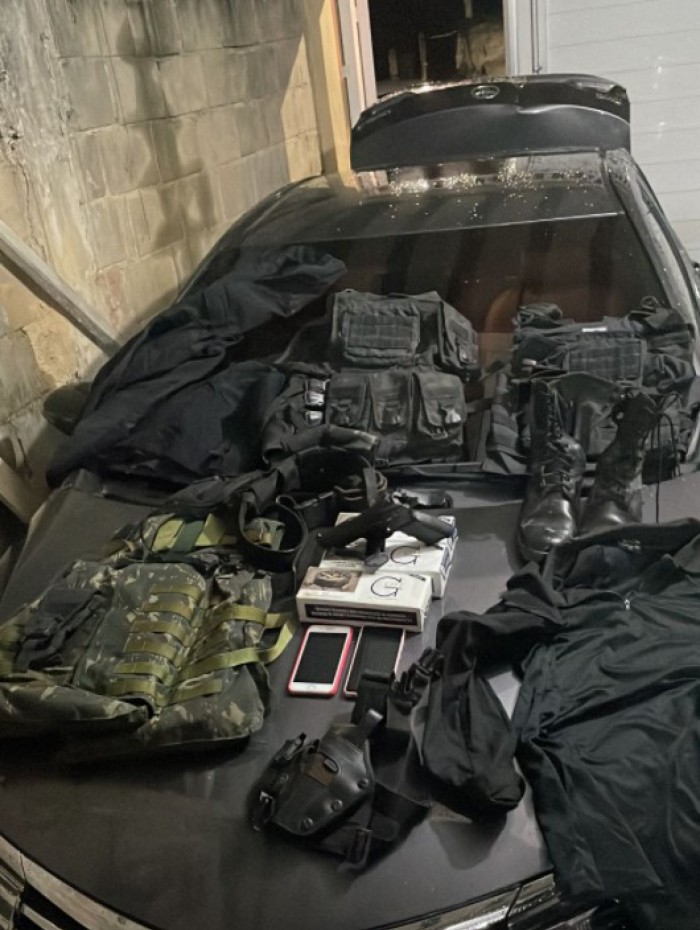 Foi apreendido material &agrave;s pampas na oficina em Campo Grande