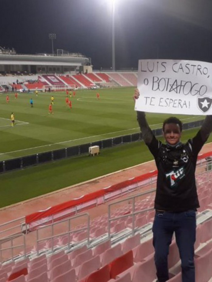 Eduardo Niemeyer, torcedor do Botafogo  -  Arquivo Pessoal