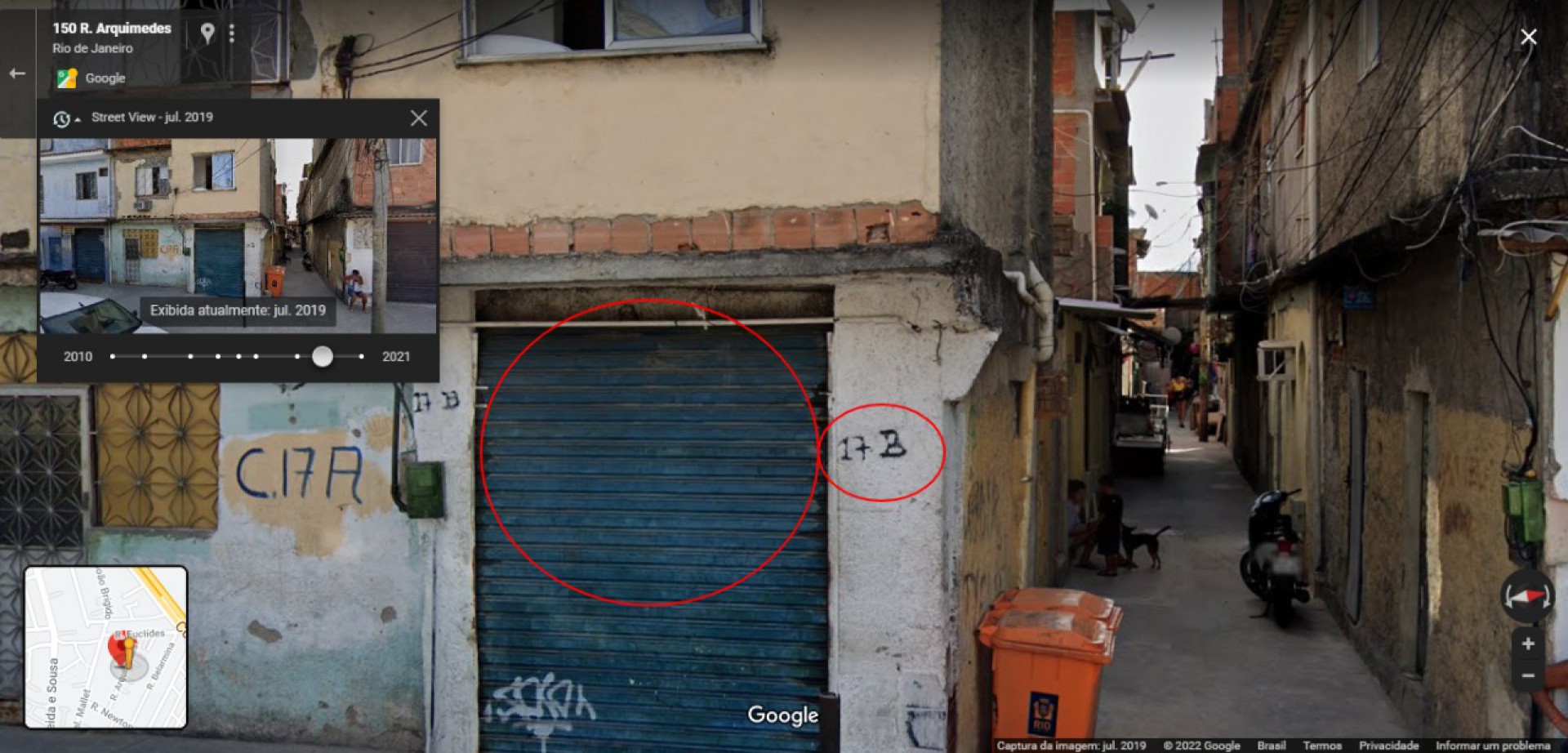 Local com as mesmas caracter&iacute;sticas aparece na Rua Arquimedes