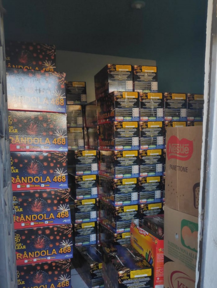 Material encontrado no dep&oacute;sito foi avaliado em 500 mil reais