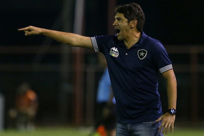 Lúcio Flávio, técnico interino do Botafogo