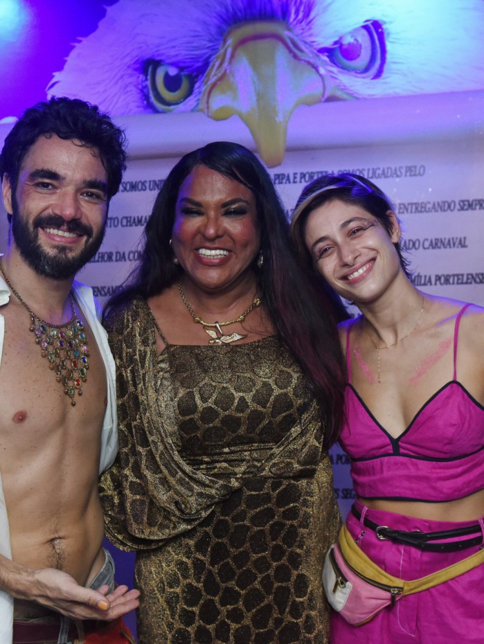 Caio Blat, Pipa Brasey e Luisa Arraes