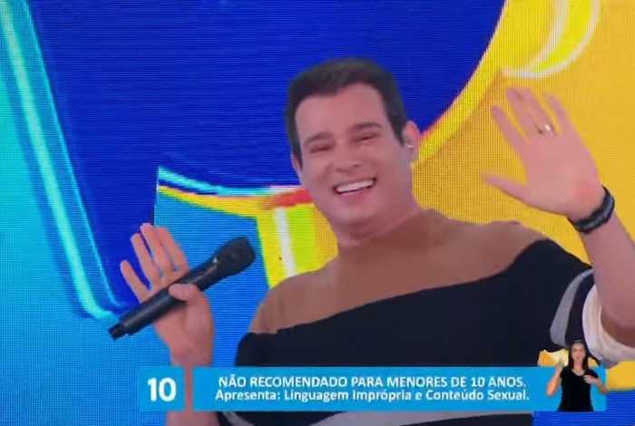 Celso Portiolli no 'Domingo Legal'