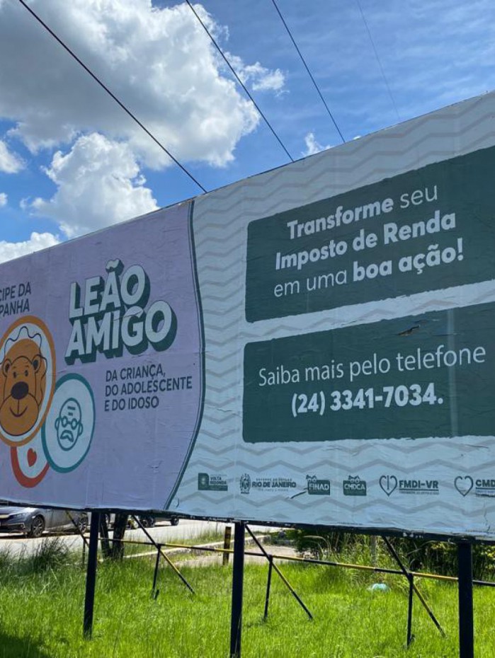 Volta Redonda  lançou a "Campanha Leão Amigo da Criança, do Adolescente e do Idoso"