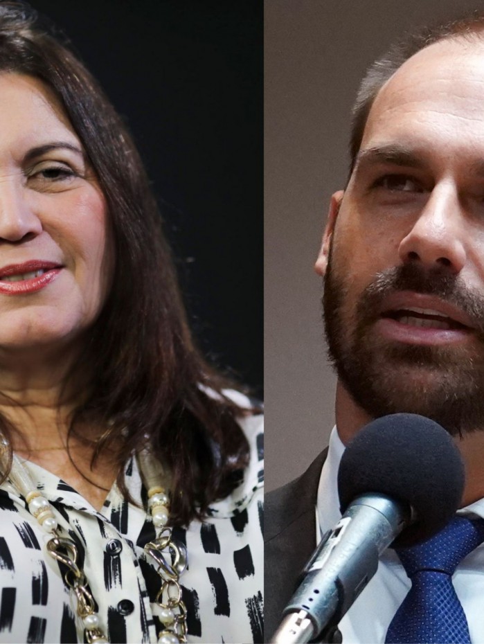Bia Kicis e Eduardo Bolsonaro se filiam ao PL