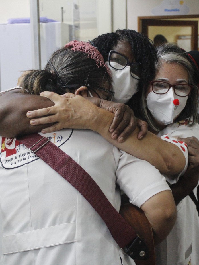 Palha&ccedil;as comemoraram retorno ao Hospital da Posse