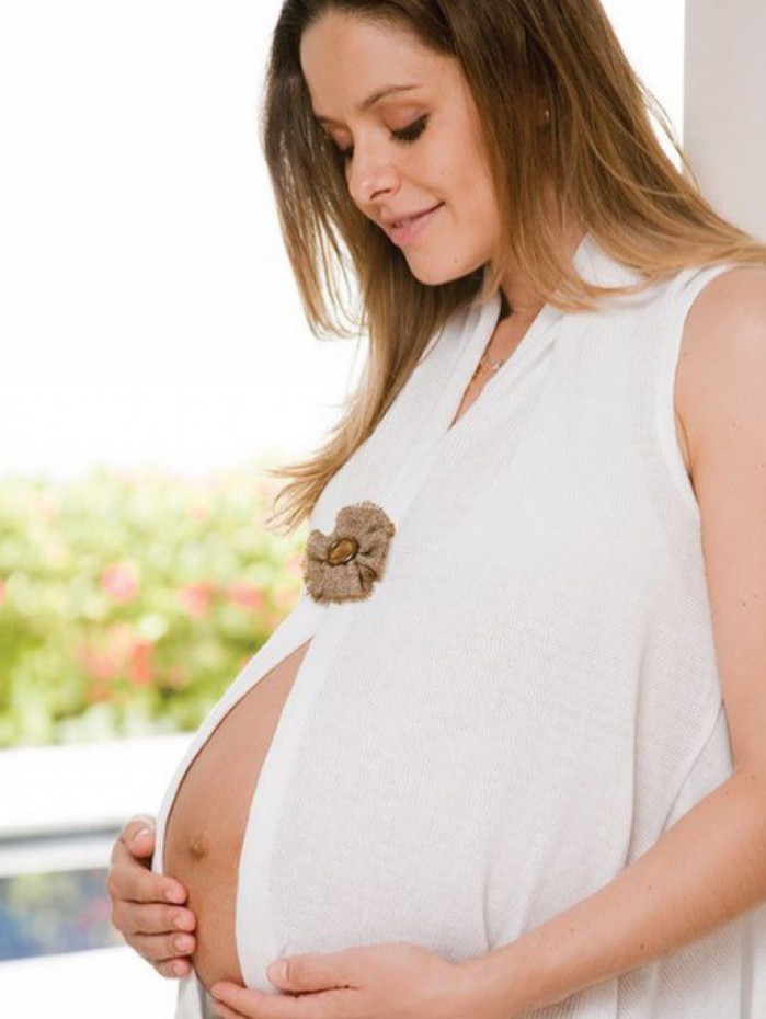 Bianca Rinaldi recordou gestação das filhas gêmeas