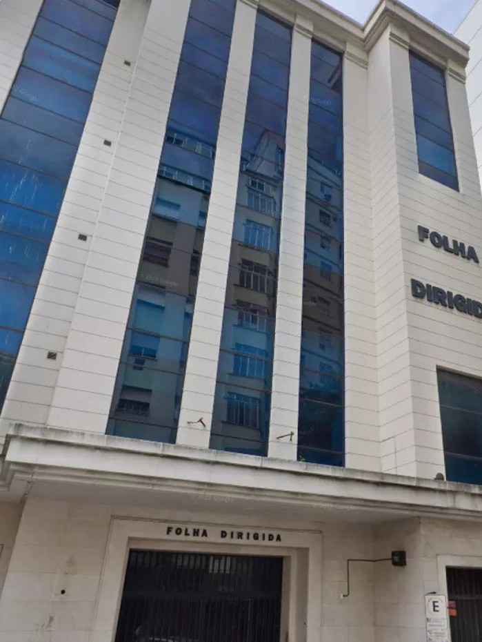 Facha da Folha Dirigida, na Rua Riachuelo, no Centro do Rio