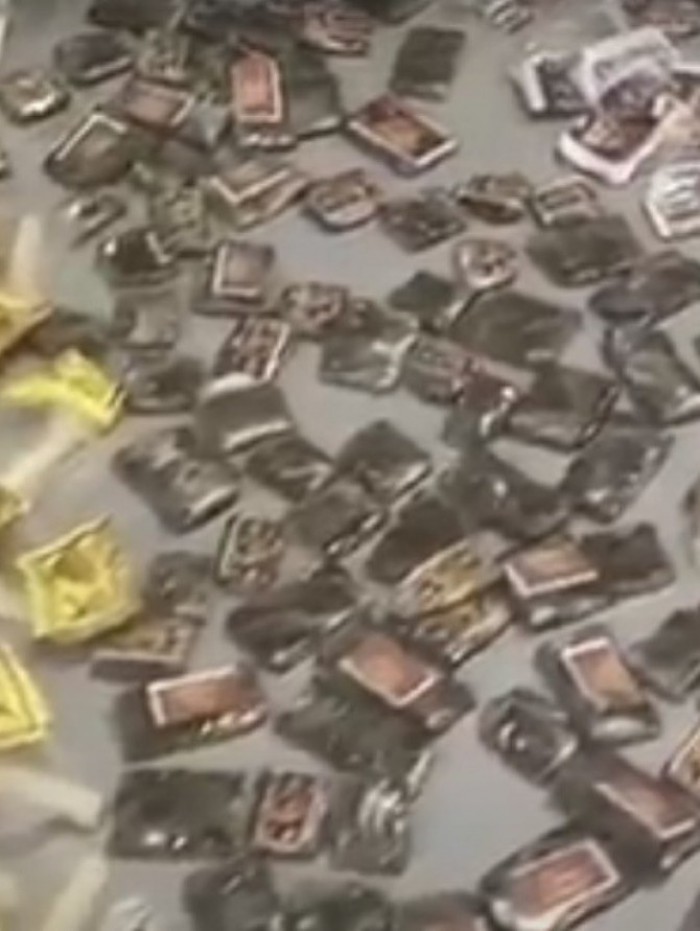 Material apreendido pelo 20º BPM (Mesquita)