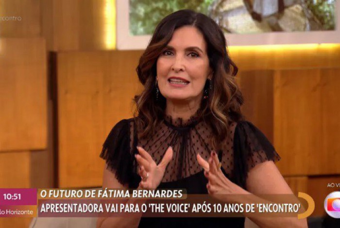 Fátima Bernardes sairá do 'Encontro' para o 'The Voice Brasil'