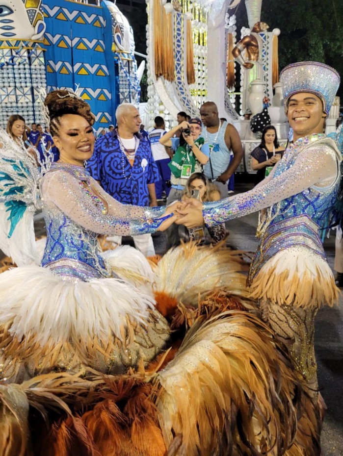 Lucinha Nobre e Marlon Lamar