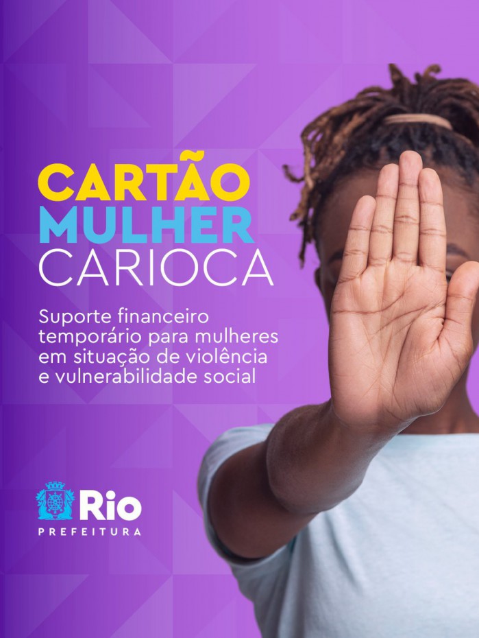 Cartão Mulher Carioca será pago para órfãos do feminicídio na cidade do Rio de Janeiro
