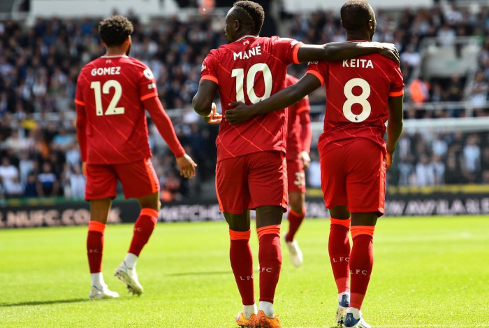 Keita fez o gol que garantiu a vitória do Liverpool sobre o Newcastle