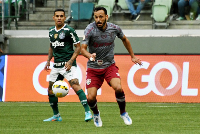 Fluminense de Yago teve duelo duro contra o Palmeiras no Allianz Parque
