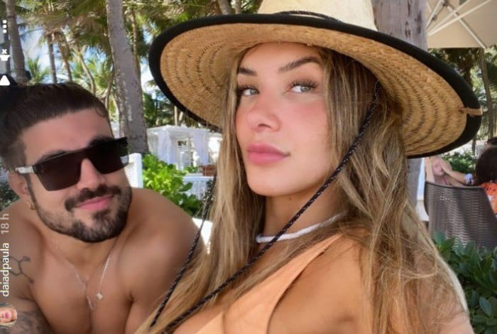 Caio Castro e a namorada, Daiane de Paula