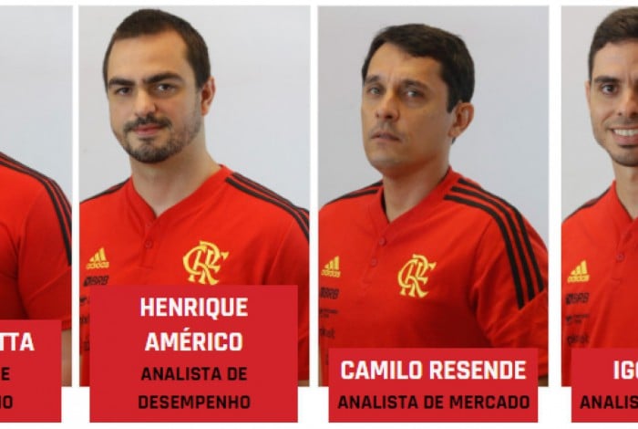 Novos integrantes da comissão técnica do Flamengo