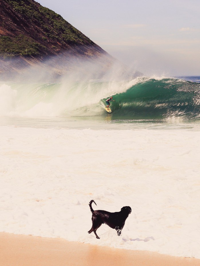 A previs&atilde;o &eacute; de ondas com at&eacute; dois metros da Praia de Itacoatiara.
