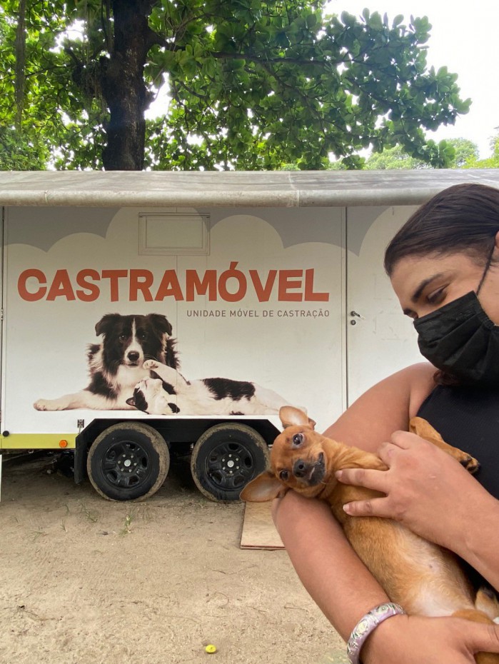 o Castramóvel vai estar no próximo sábado (11), a partir das 9h, no Parque Palmir Silva (Horto do Barreto).