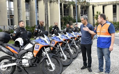 Prefeitura de Nova Iguaçu disponibiliza novas motos para programas de segurança pública 