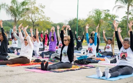 Resende comemora Dia do Yoga com aulão no Parque Tobogã