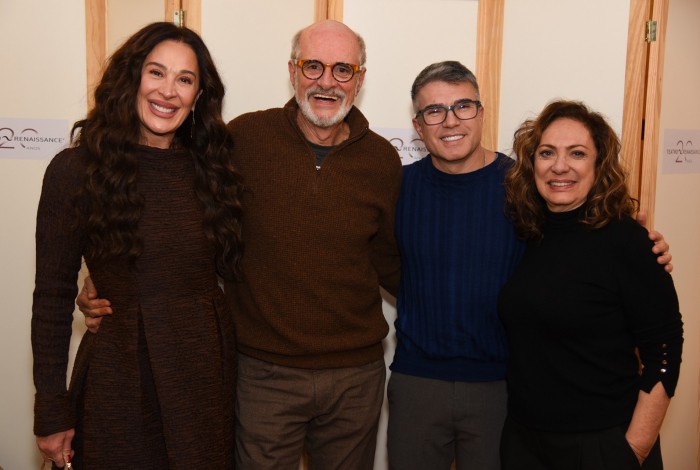 Claudia Raia, Marcos Caruso, Jarbas e Eliane Giardini 
