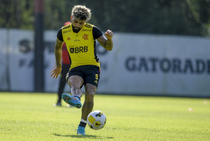 gabigol Treino no Ninho - 21-06-2022