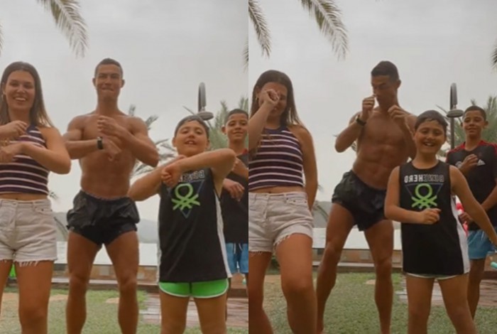 Cristiano Ronaldo viralizou no web ao imitar coreografia do hit 'Desenrola, bate, joga de ladin'