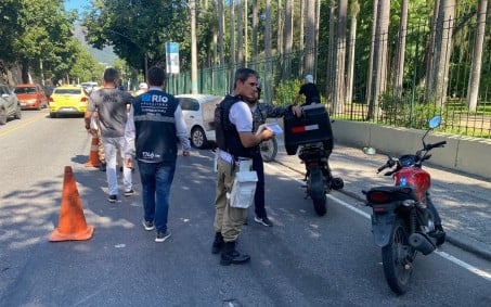 Operação conjunta busca motos irregulares na Zona Sul do Rio