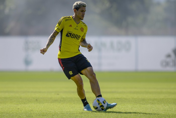 Pedro pode formar dupla de ataque do Flamengo com Gabigol diante do América-MG