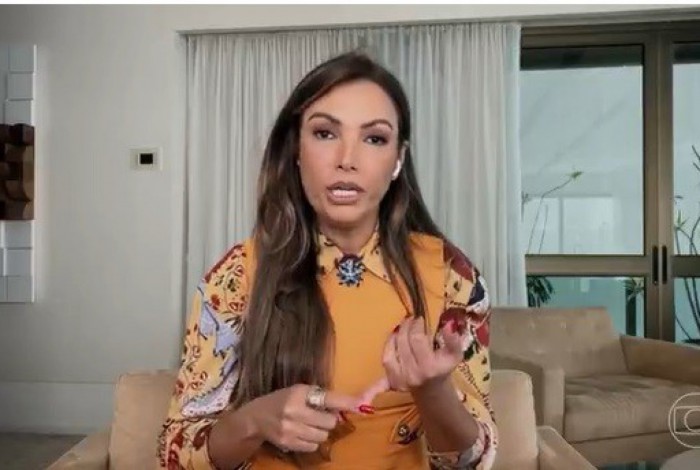 Patrícia Poeta relembra cirurgia na garganta durante o 'Conversa com Bial', da TV Globo