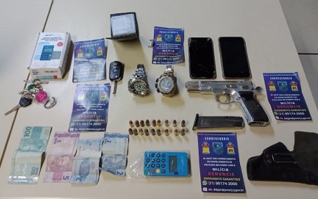 Polícia Militar prende dois suspeitos de integrar milícia em Nova Iguaçu