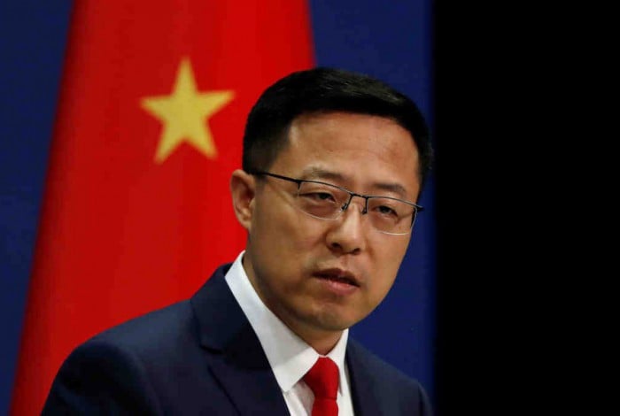 Porta-voz do ministério das Relações Exteriores chinês, Zhao Lijian