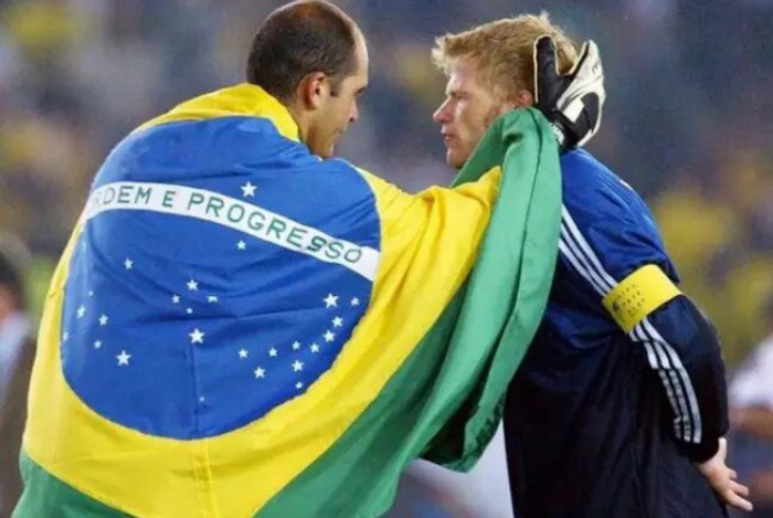 Ex-goleiro Marcos relembra foto com Kahn após pentacampeonato brasileiro