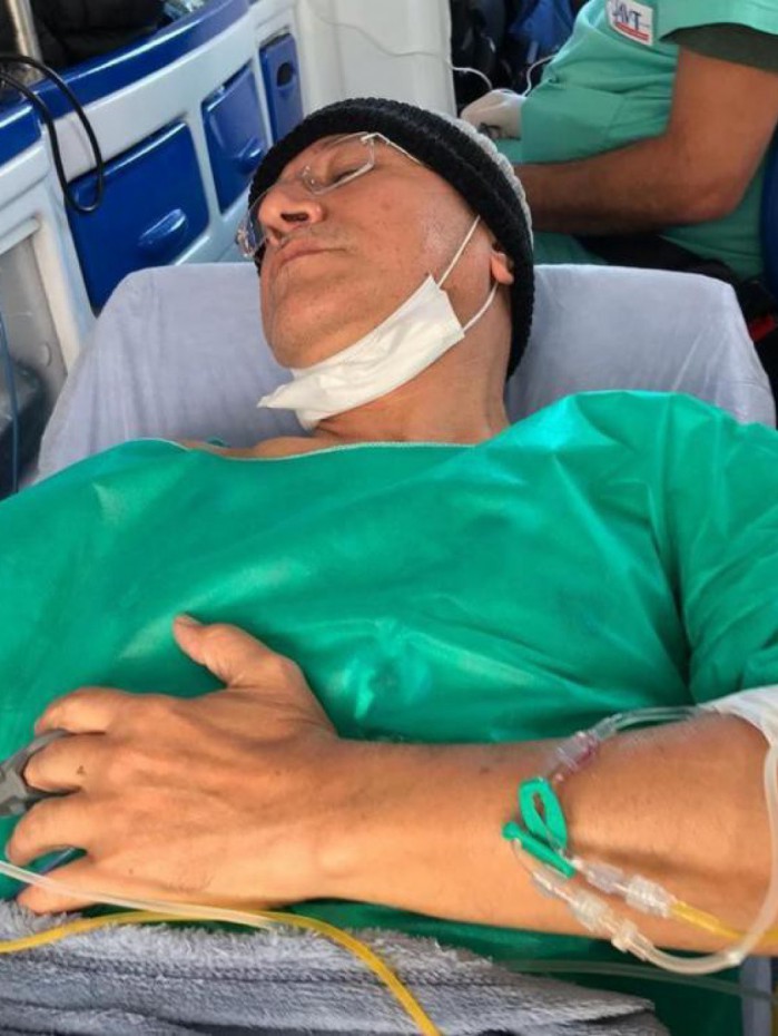 S&eacute;rgio sofreu o AVC na &uacute;ltima segunda-feira (27) e foi internado