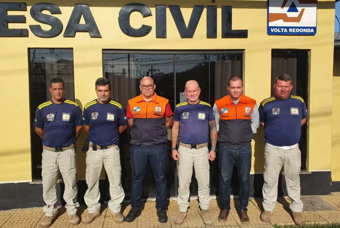 Agentes da Regional de Defesa Civil do Sul do Estado visitam Volta Redonda