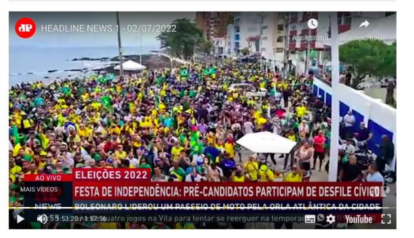 A monetiza&ccedil;&atilde;o &eacute; o compartilhamento da receita publicit&aacute;ria obtida pela Jovem Pan na veicula&ccedil;&atilde;o de an&uacute;ncios nos v&iacute;deos dos canais do YouTube