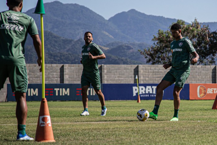 Marrony participou de treino do Fluminense nesta segunda-feira
