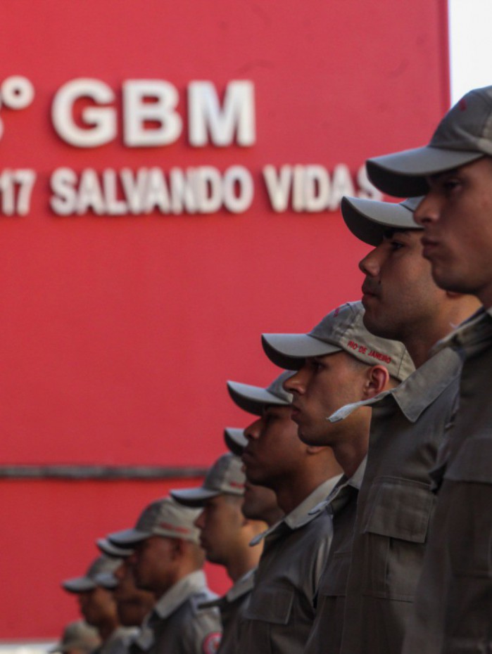 Os novos bombeiros participaram do Est&aacute;gio de Forma&ccedil;&atilde;o.