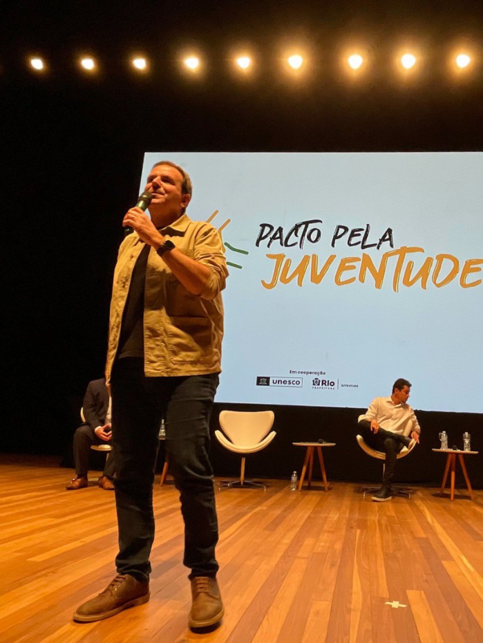 Prefeito Eduardo Paes discursou durante evento de lançamento