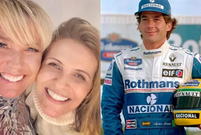 Xuxa presenteia filho da ex-paquita Tatiana Maranhão com réplica de uniforme usado por Ayrton Senna