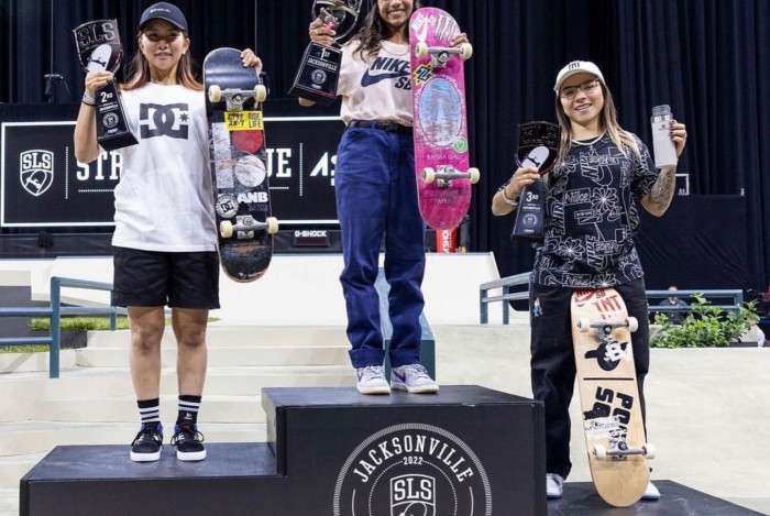 Rayssa Leal foi campe&atilde; da etapa de Jacksonville da SLS